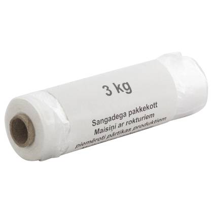 Hdpe Plastic Bag with Handles 3  kg 250 pcs./roll