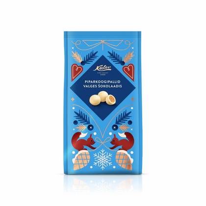 Gingerbread Balls In White Chocolate 150 g Kalev