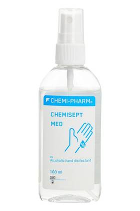 Antiseptikum kätele Chemisept MED 100ml (pihustiga)