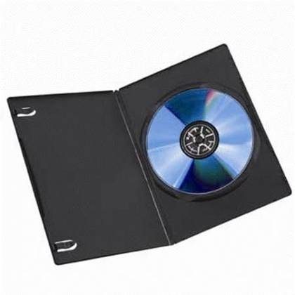 Dvd Case Slim For One, Black, Pack (10 Dvd Cases In A Pack) 7mm
