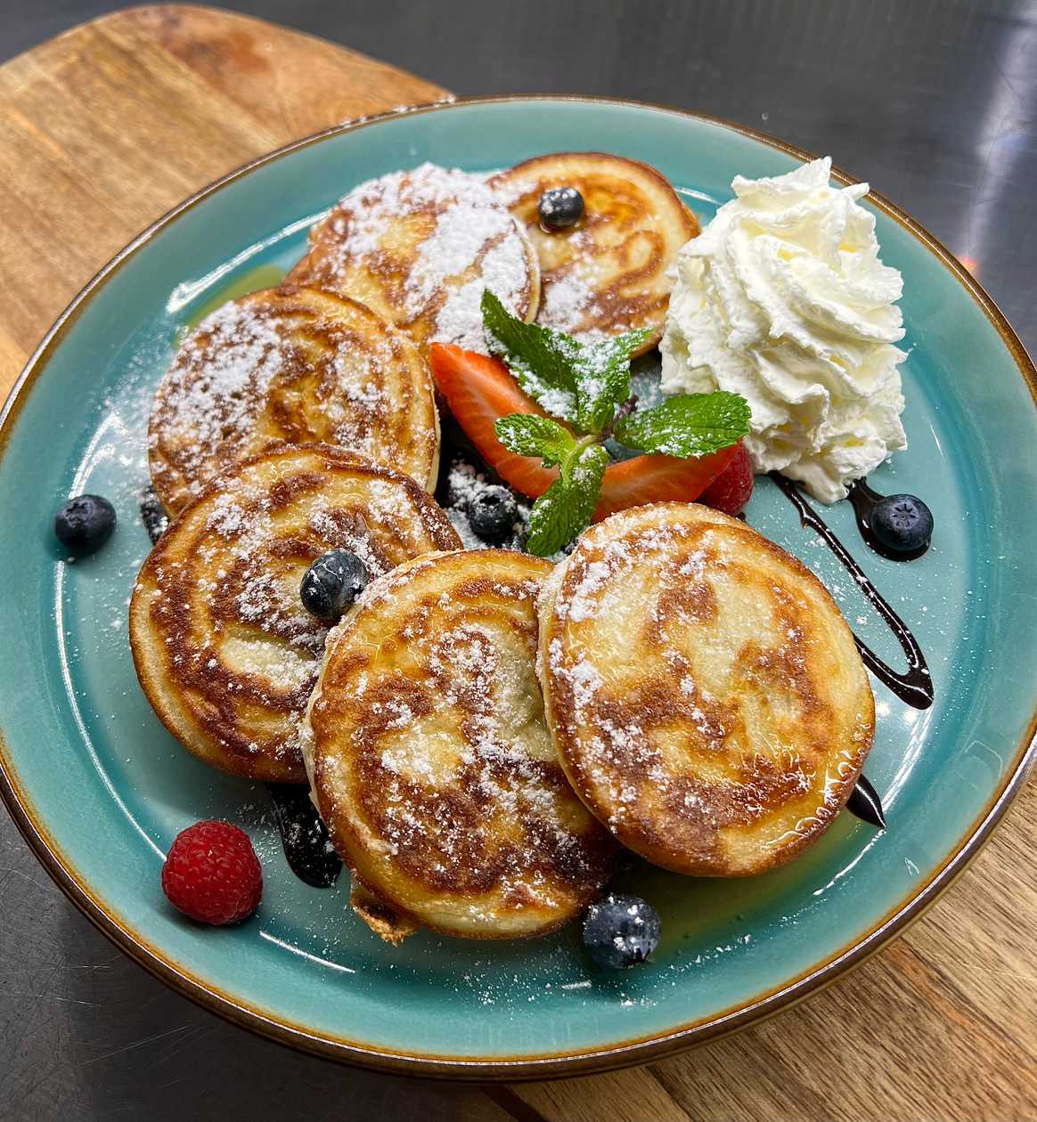 Homemade pancakes
