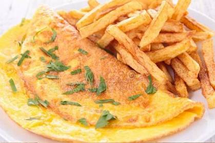 Mixed Omelette with Fries