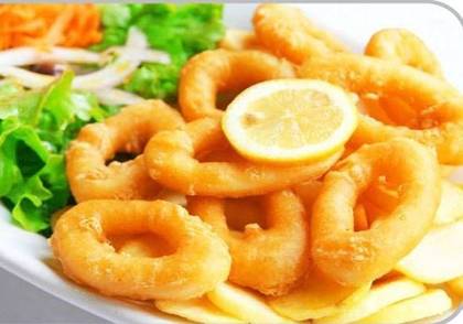 Calamari with French Fries