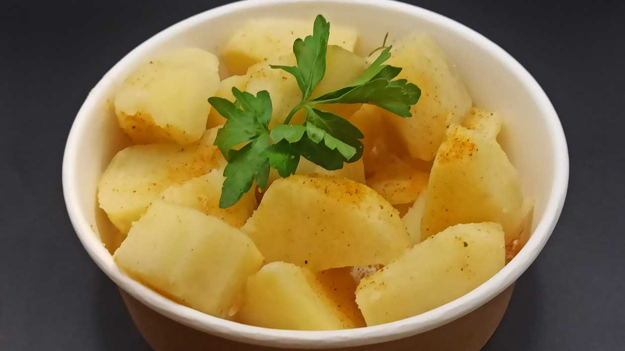 Boiled potatoes