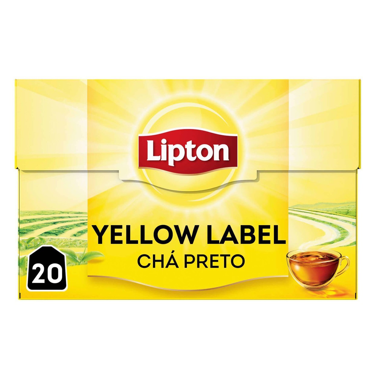 Chá Preto Yellow Label Lipton 20 un