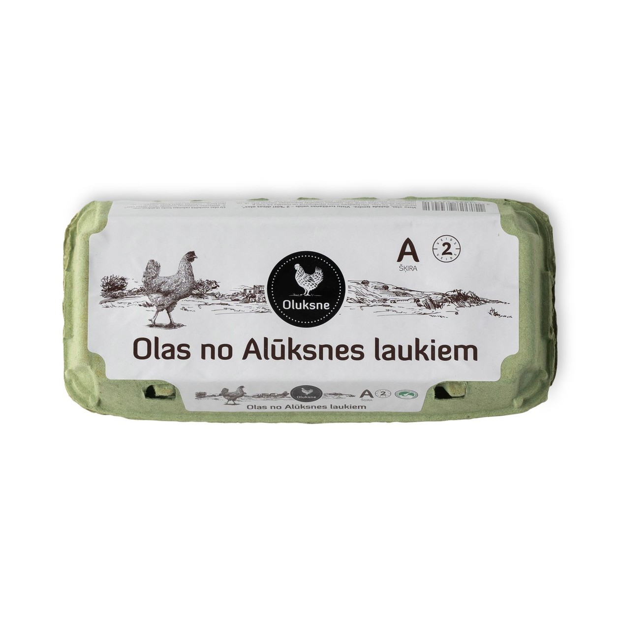 Barn-laid eggs, Oluksne, 10 pcs