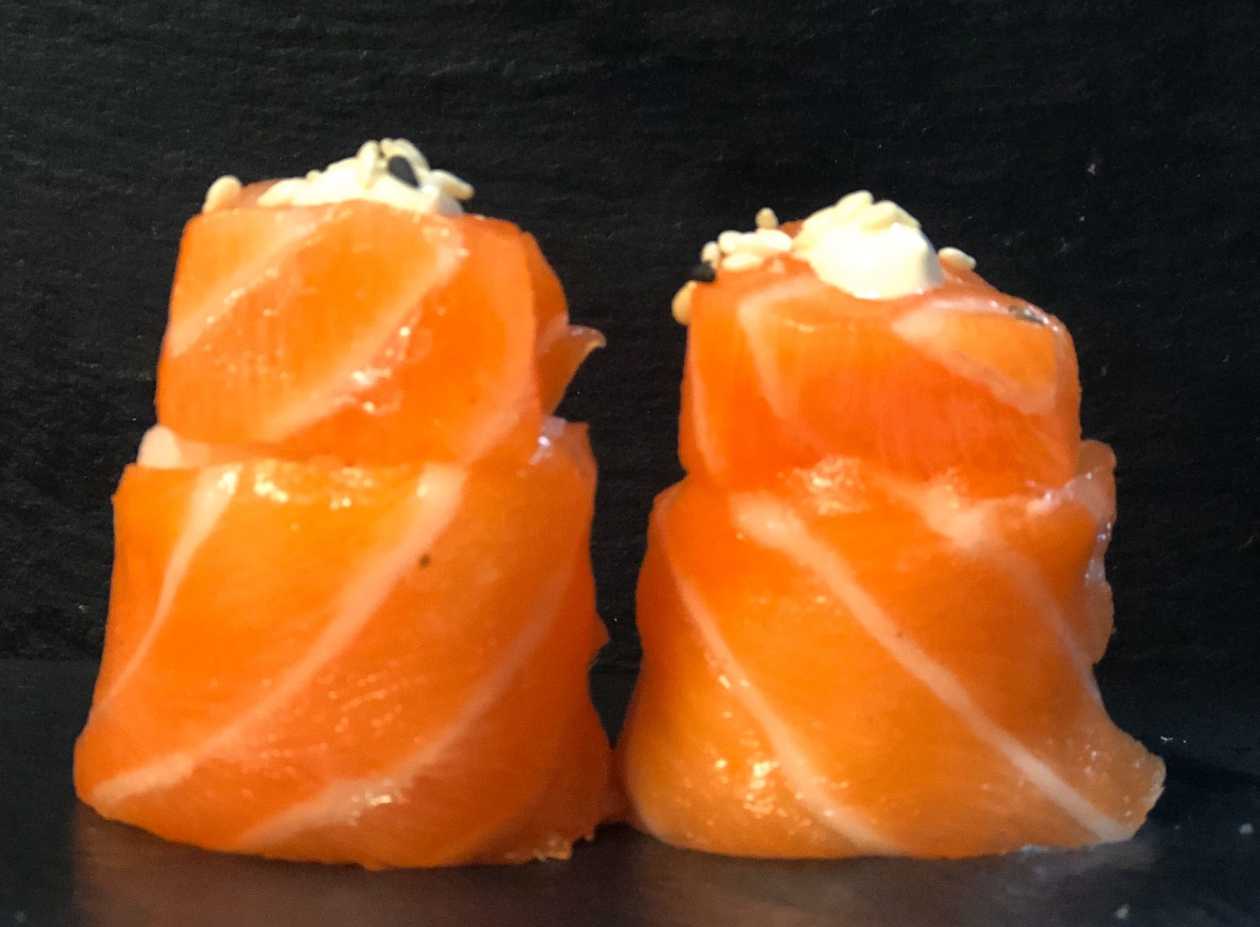 Gunkan salmon 6peças
