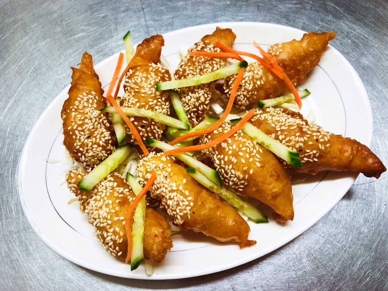 19. Golden Prawns