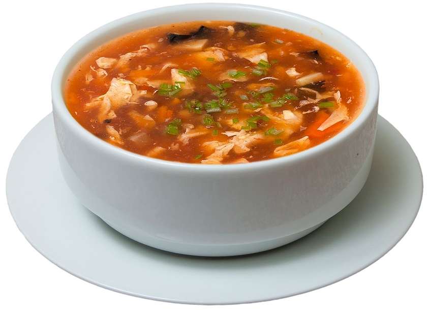 6. Hot and sour soup 🌶️