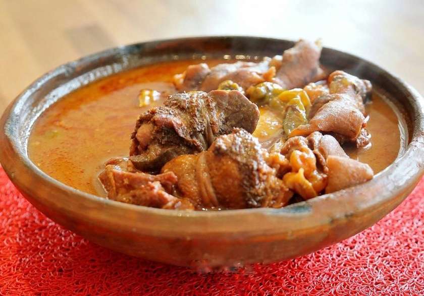 Fufu with Goat Meat