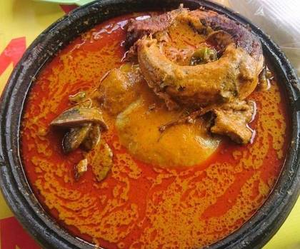Fufu with Dry Fish
