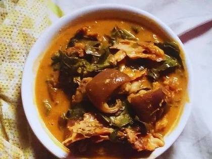 Oha Soup with {2} 🐐 Goat Meat