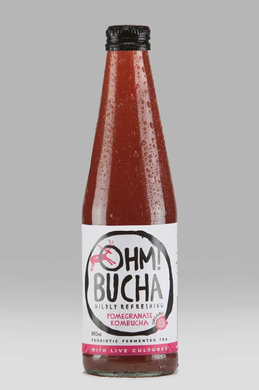Ohm! Bucha Granatų skonio kambučia 0,35 l