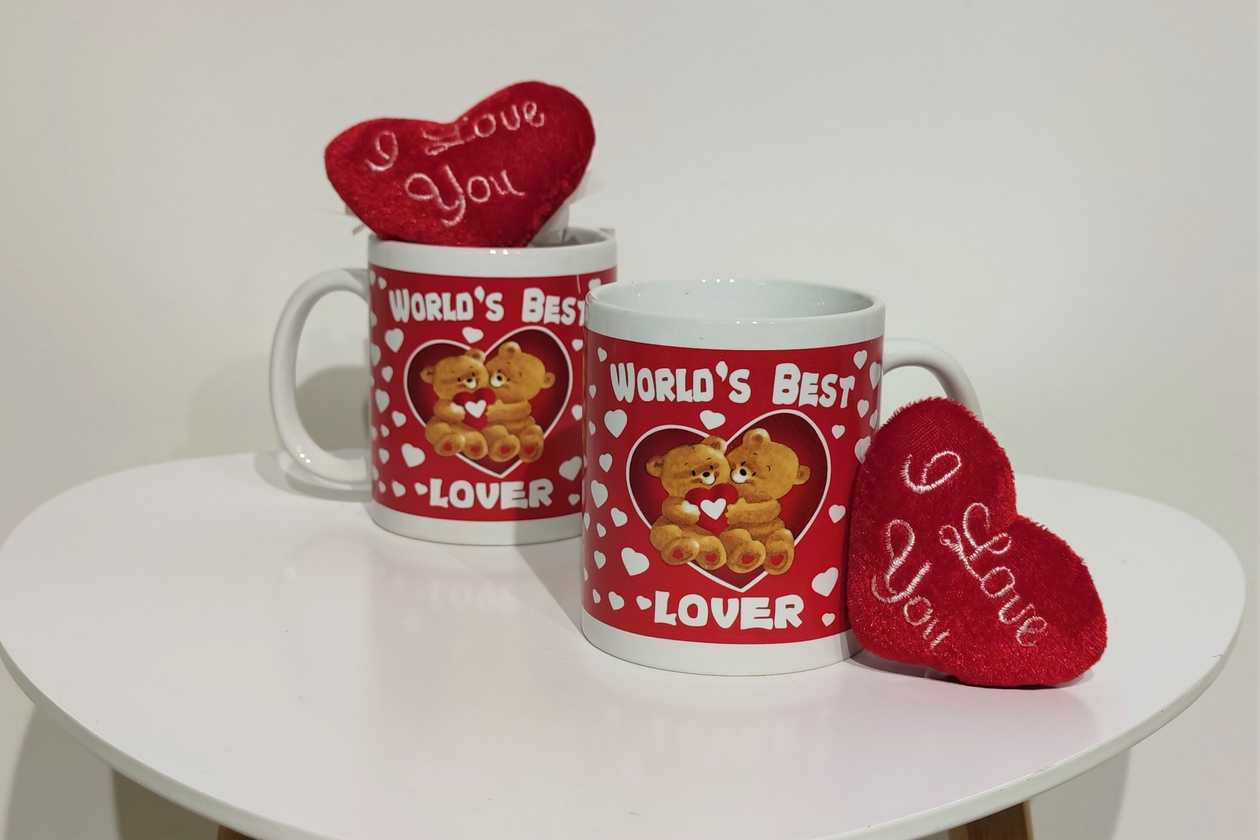 Dviejų puodelių komplektas "BEST LOVER"