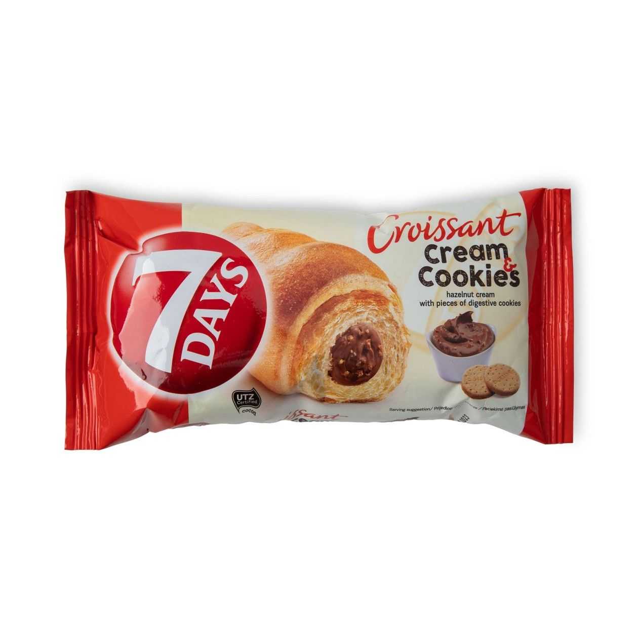 „7 Days“ raguolis su lazdynų riešutų įdaru ir sausainių gabaliukais, 60g