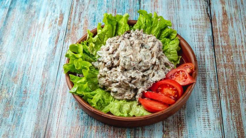 Ət Stroganoff + Kartof Fri