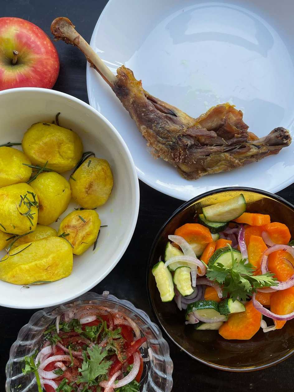 Roasted Chicken with Rosemary Potatoes