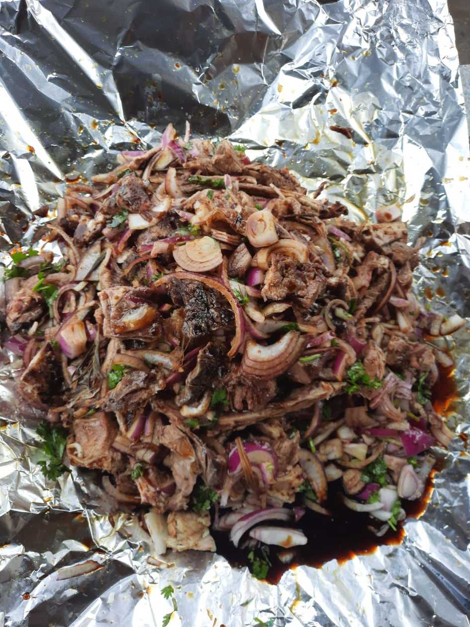 Onion Marinated Mbuzi