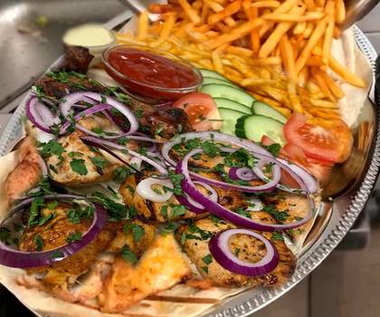 Assorted kebab for 2 persons