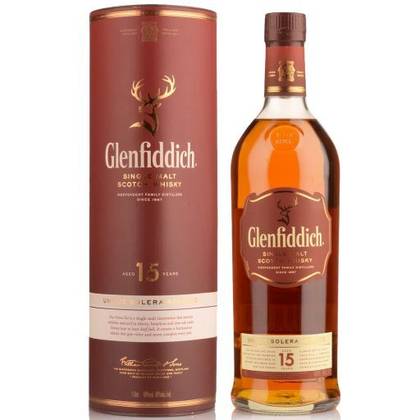 Glenfiddich Single Malt Whisky 15years 1000ml