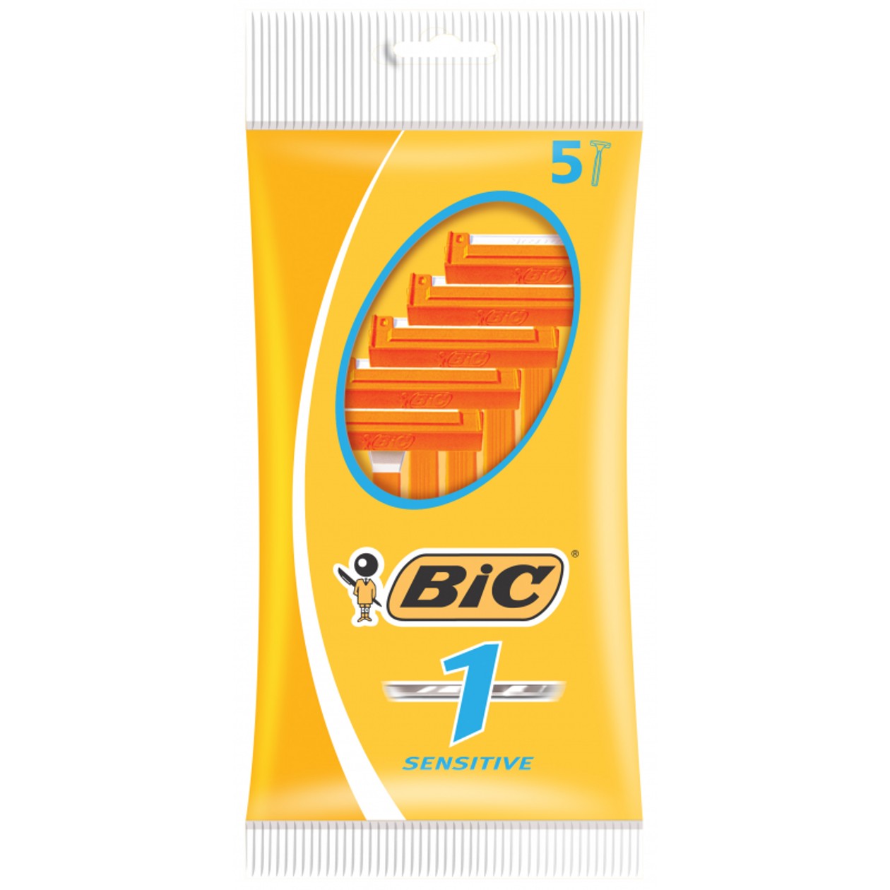 Saqueta c/ 5 Lâminas 1 Sensitive Bic