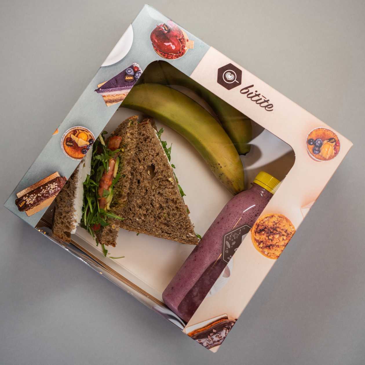 Breakfast Box with Hot Sandwiches