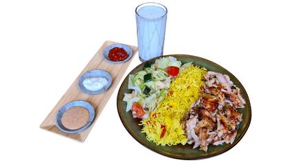 Nr 34- Zestaw Kebab z Kurczaka (Danie + AYRAN)