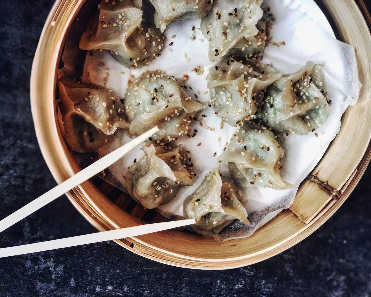 Jiaozi z Wołowiną, Porem i Marchwią