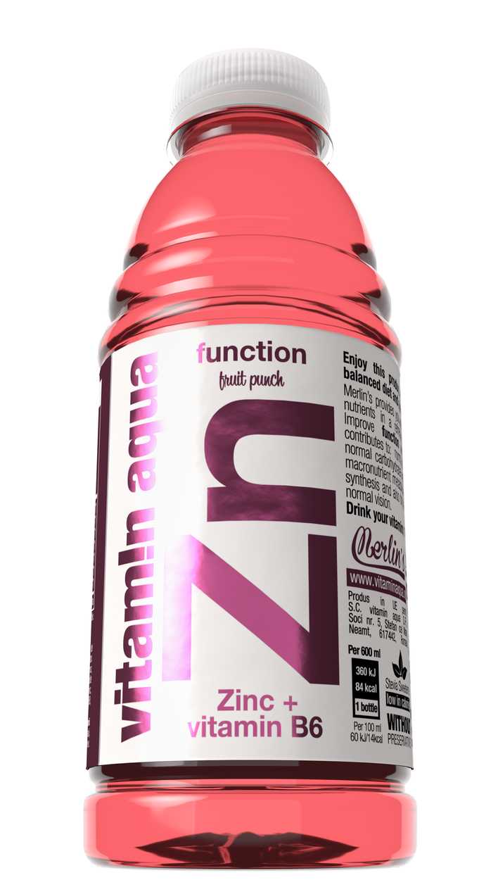APA CU VITAMINE ZN VITAMIN AQUA FRUIT PUNCH 600 ml