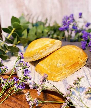 Baked Pastry Filled with Ground Beef and Bacon