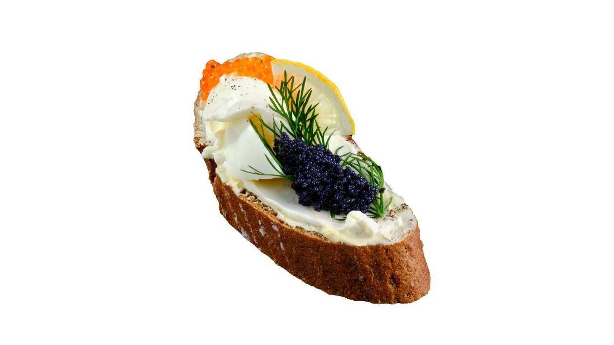 Caviar sandwich