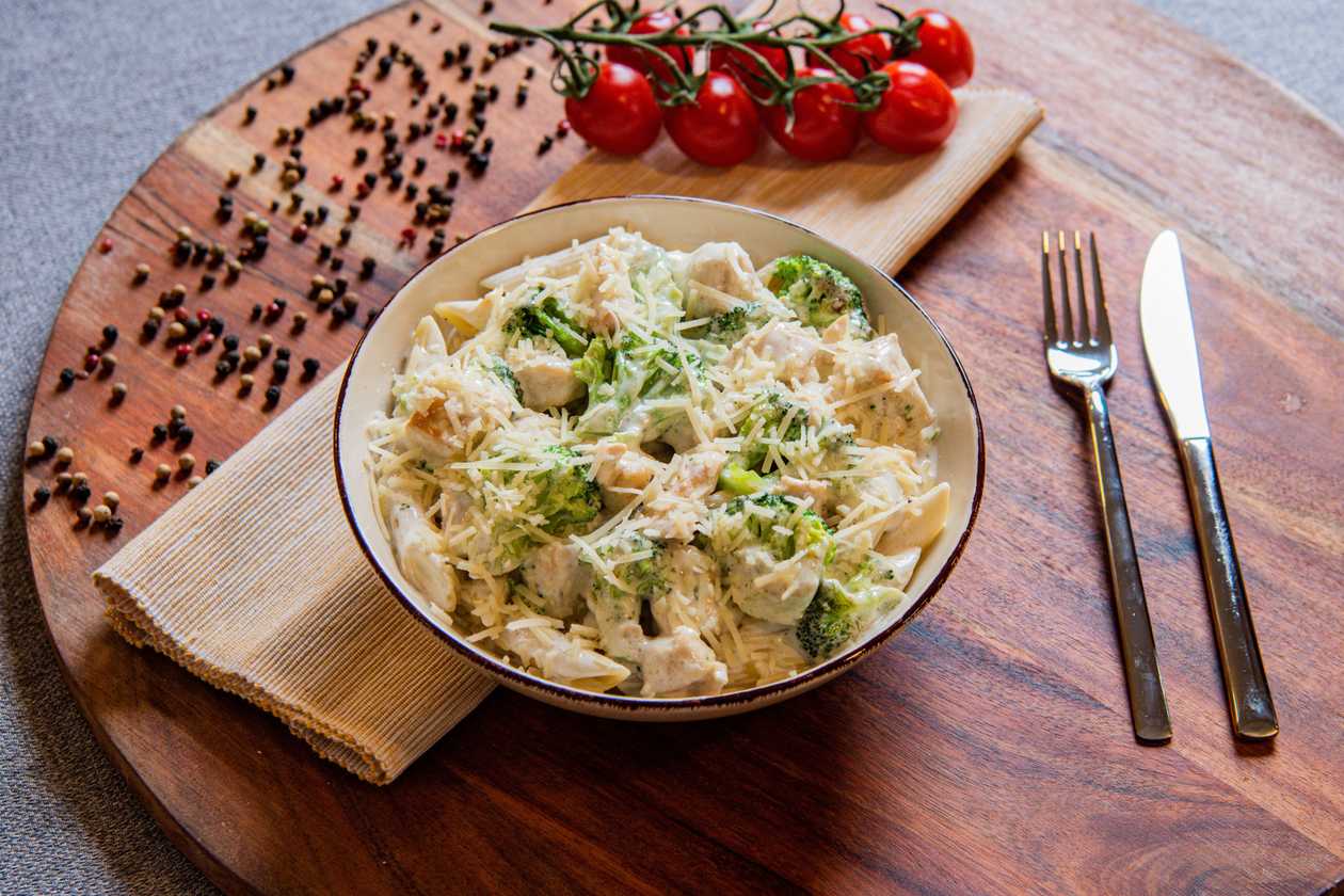 Pasta broccoli e pana