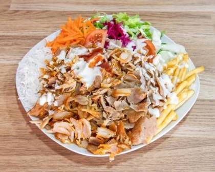 Kebab on a Plate