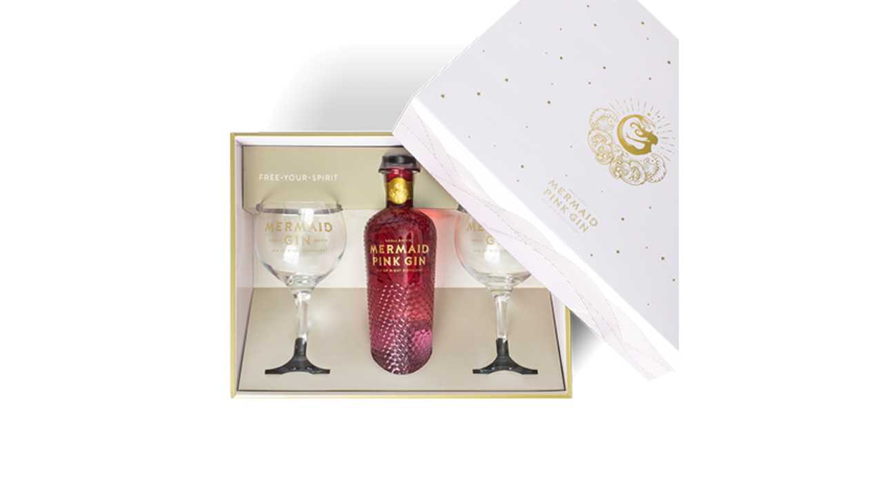 Mermaid Pink Gin set