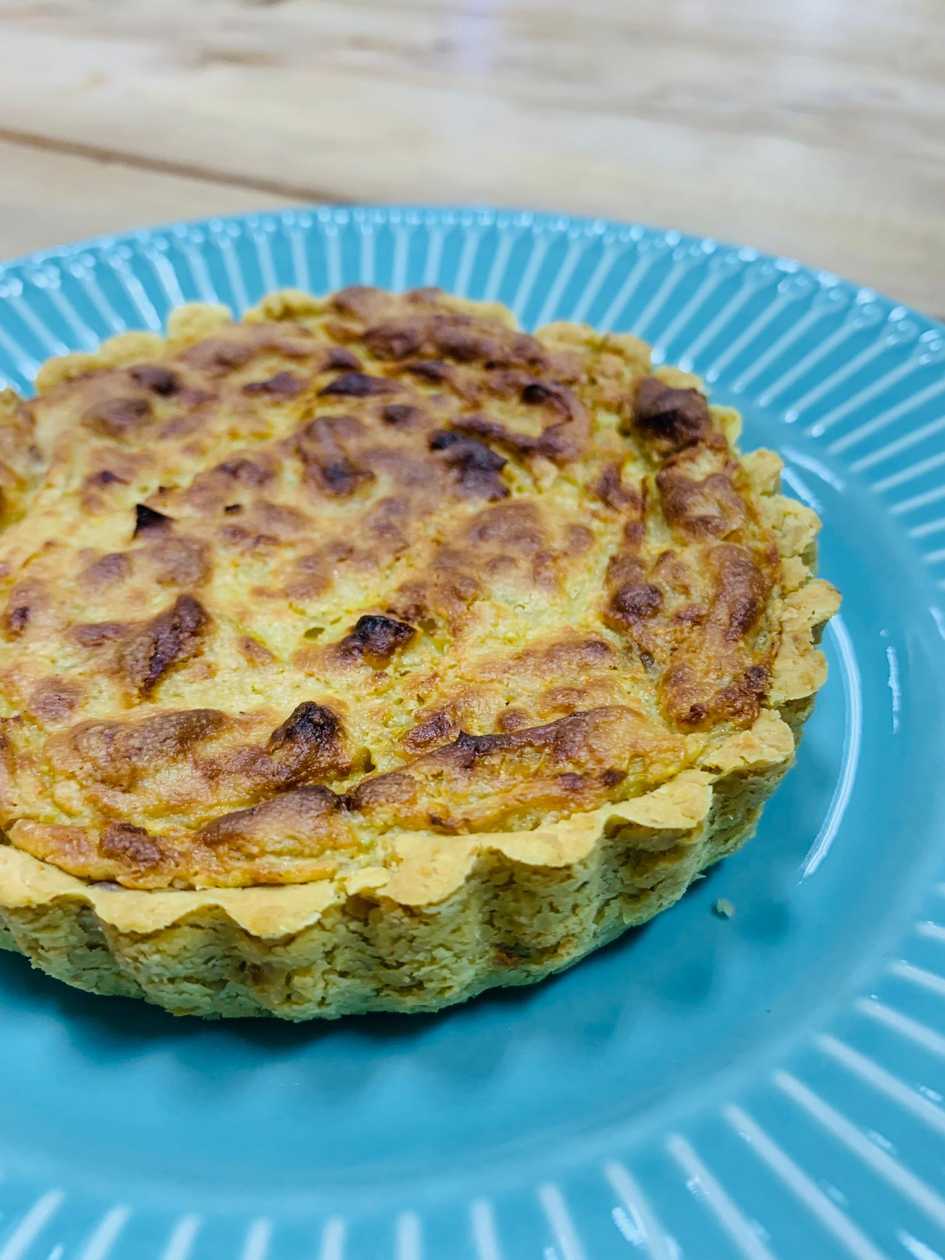 Vegan and Gluten-Free Leek Quiche (Single)
