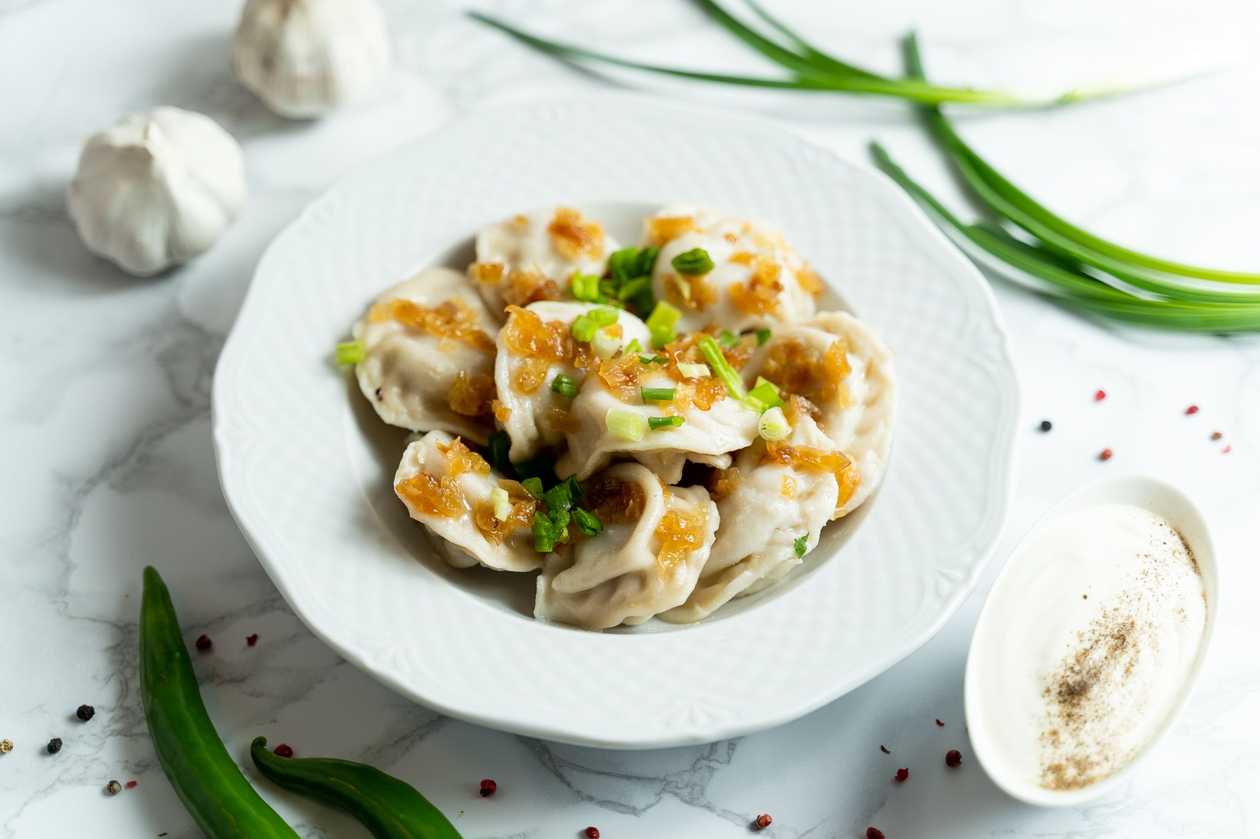 Dumplings with Potatos and Onions