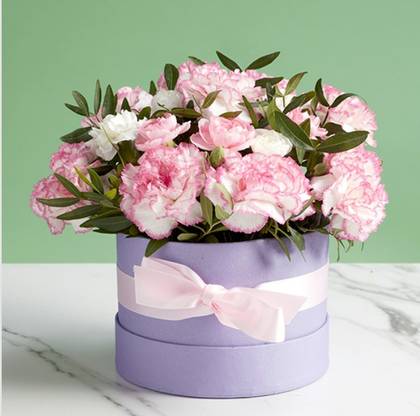 Carnation Hat Box