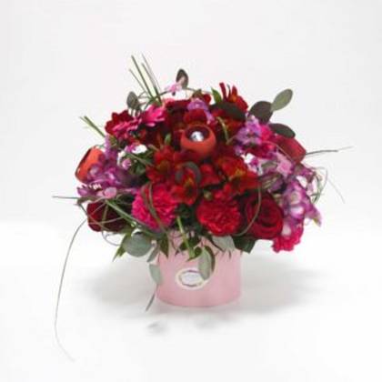 Sweet & Bright Floral Luxury Hat Box