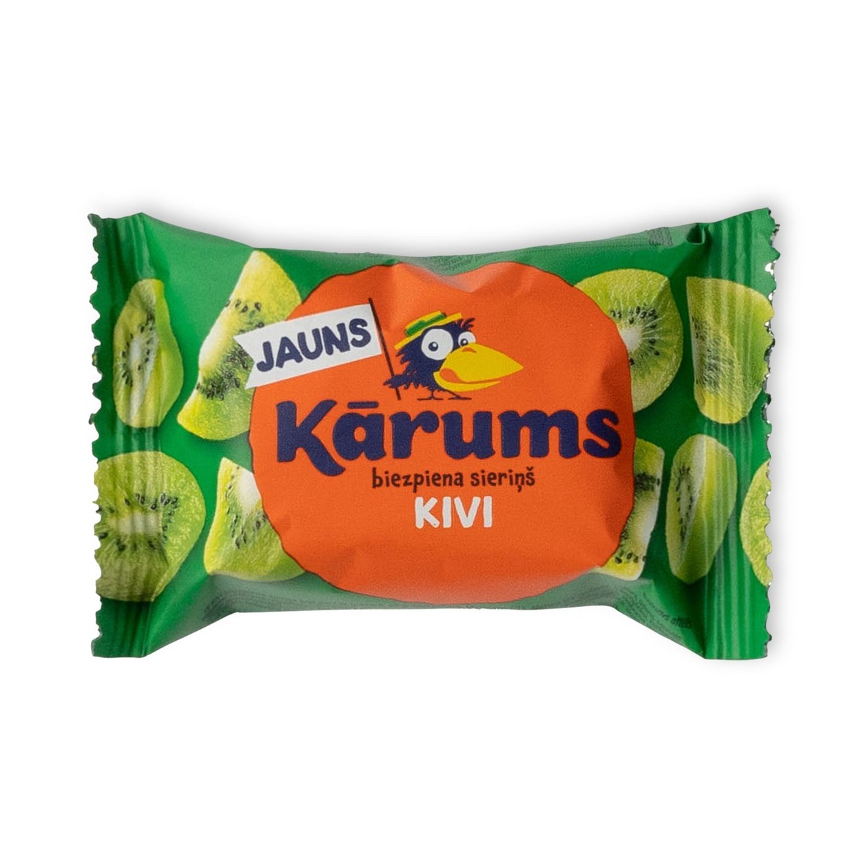Cottage cheese snack kiwi in flavor glaze, Kārums, 45 g (expires soon)