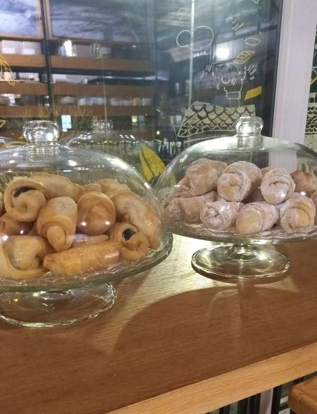 Homemade Croissants with Plum Jam, Vegan