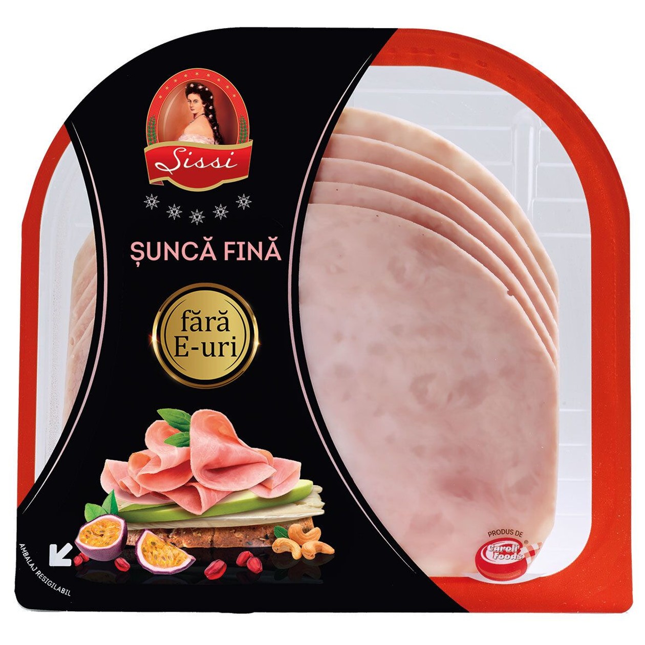 Sissi, Ham without Additives, 170 g (expires soon)