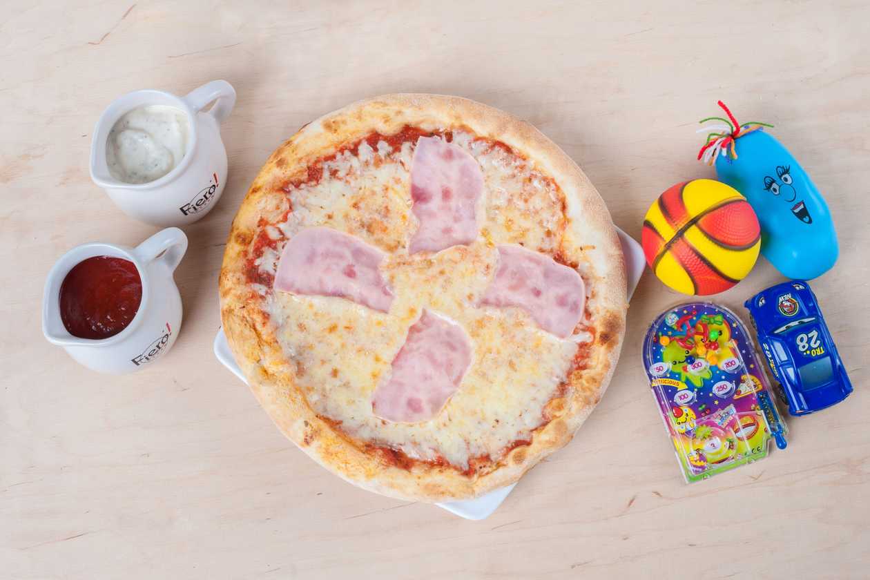 Bambino Pizza with Cheese and Ham, Kubuś Play, Toy