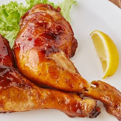 Roasted chicken legs