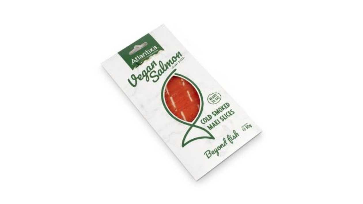 Atlantika Smoked Vegan Salmon Maki Slices 50gr