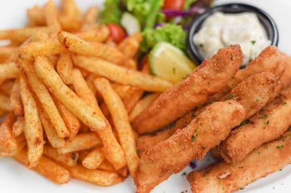 Fish Fingers with Chips