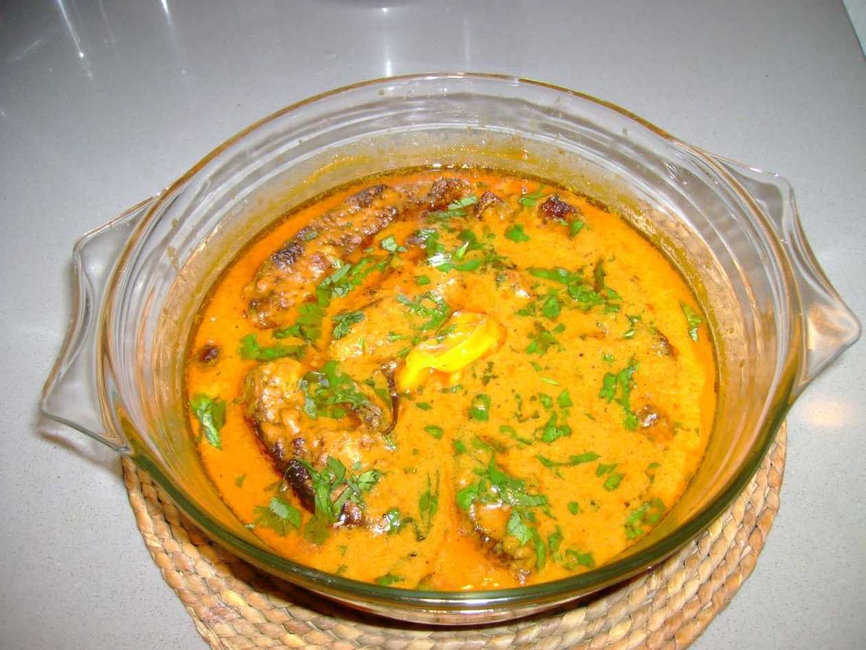 Fish in Coconut with Rice, Ugali or Greens