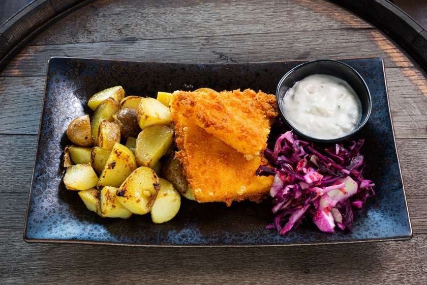 Veganský smažený sýr