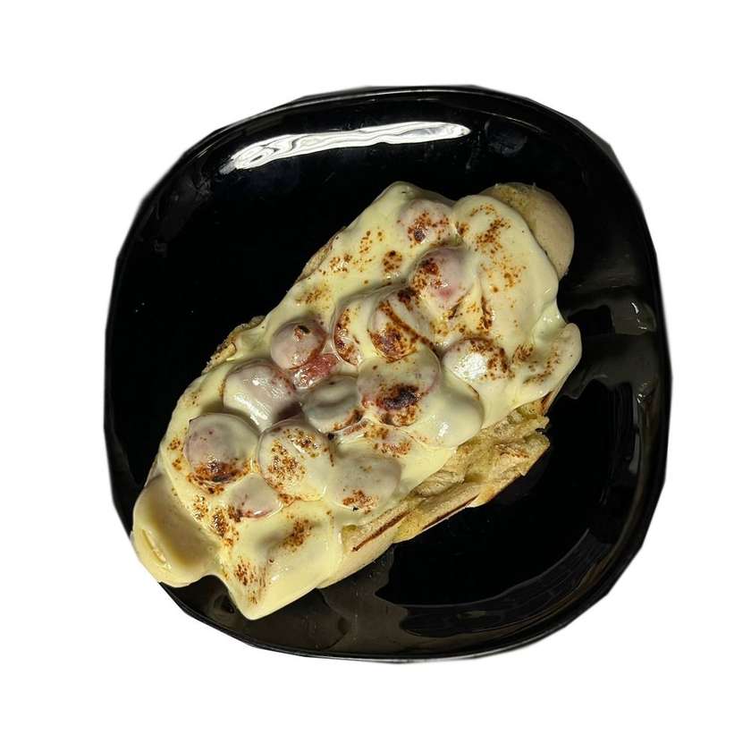 Garlic Bread Stuffed with Sausage