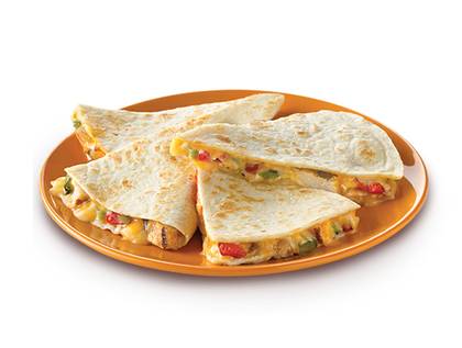 Cheesy Corn Quesadilla Strips