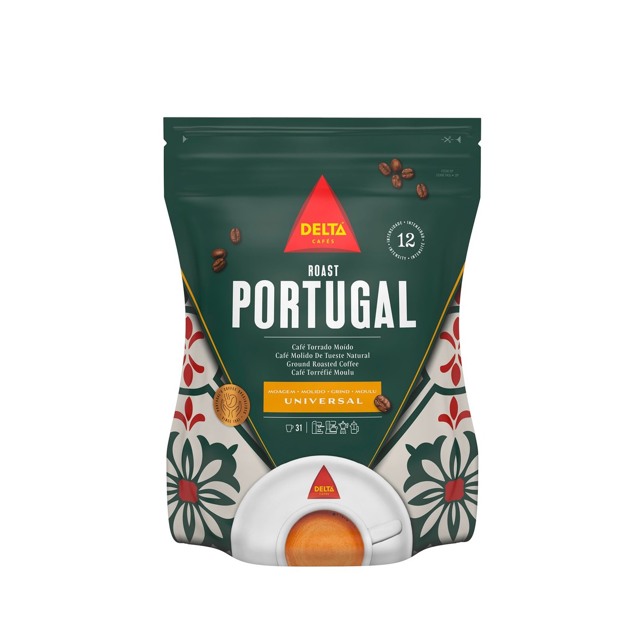 Café Portugal Moído Universal Delta 250 gr